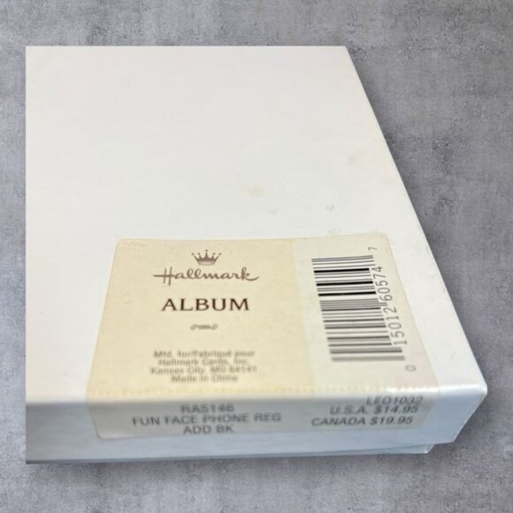 Hallmark "Like...Hello!" Fun Face Refillable Address Book - Picture 2 of 8